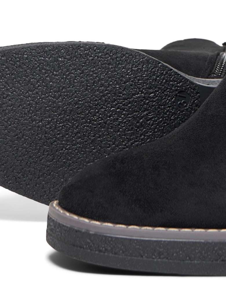BABETTE Polyurethane Women's Black/Gold Heeled Ankle Boots