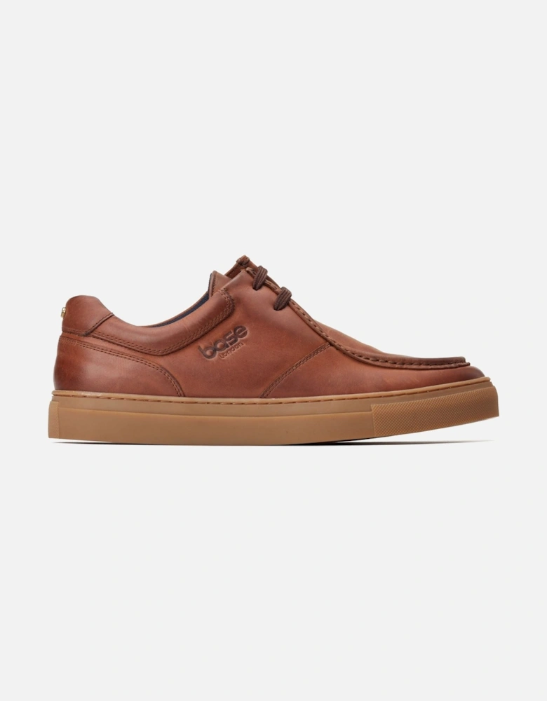 London Dalston Leather Men's Brown Moccasins Shoes