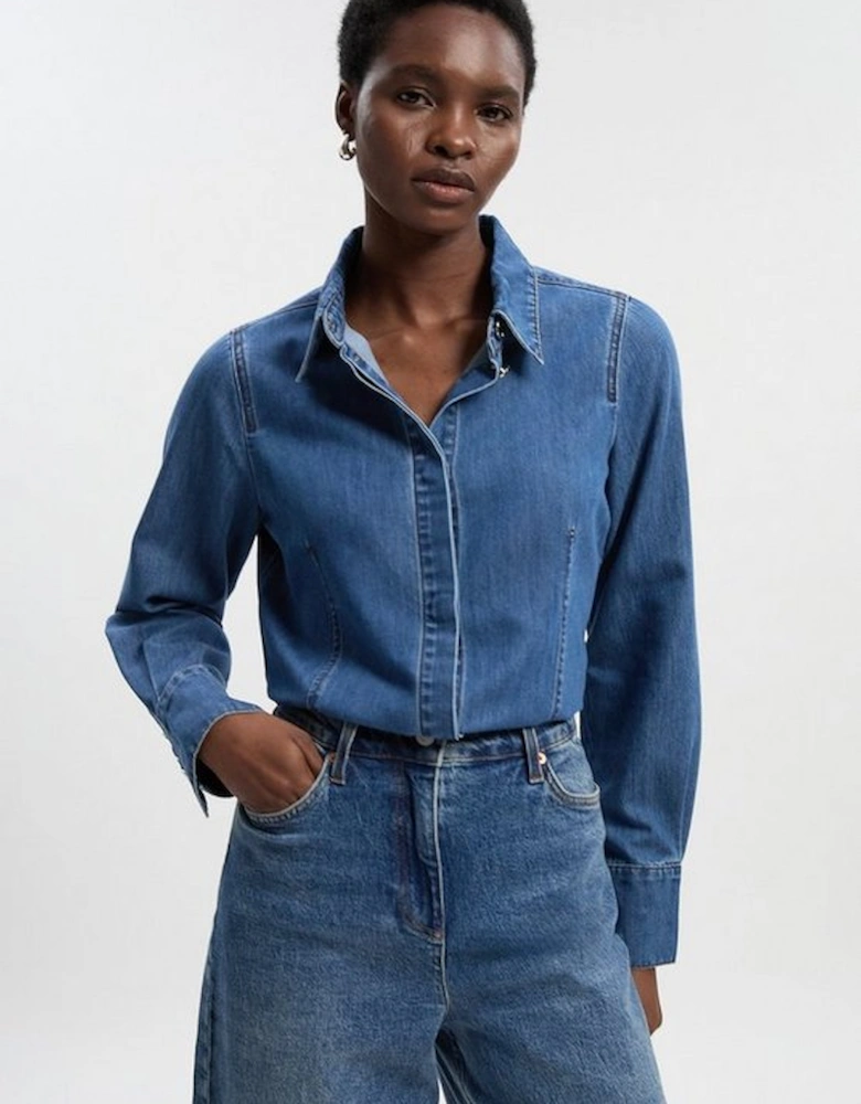 Denim Tailored Shirt