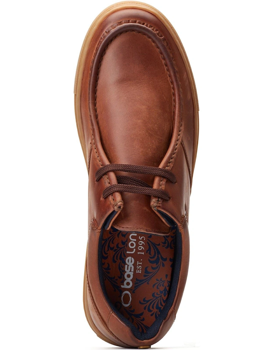 London Dalston Leather Men's Brown Moccasins Shoes