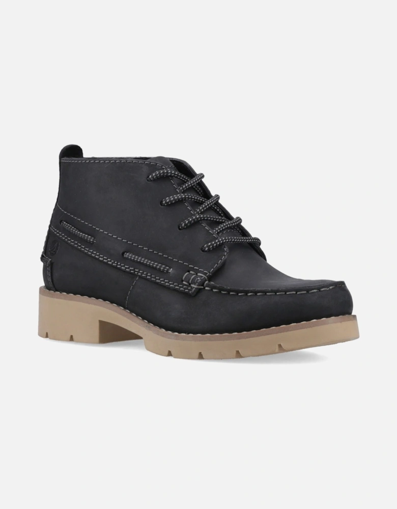 Sperry Savanna Leather Women's Black Boots