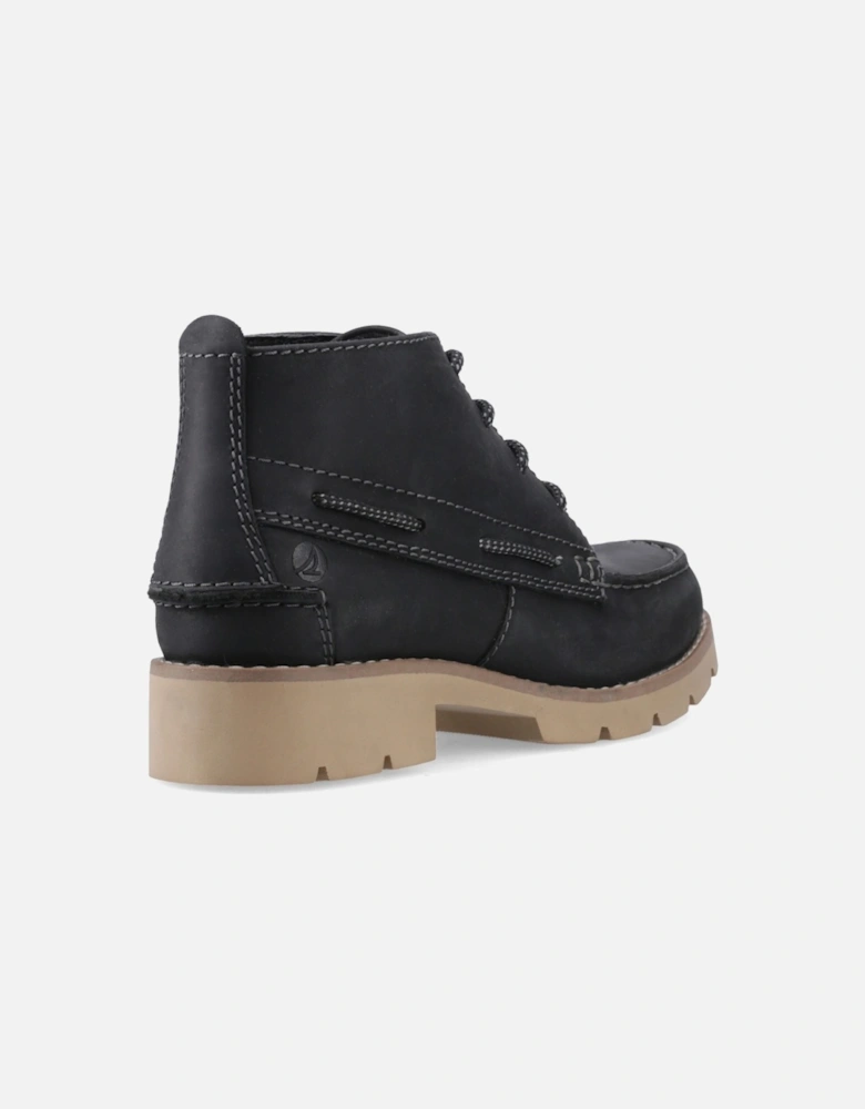 Sperry Savanna Leather Women's Black Boots