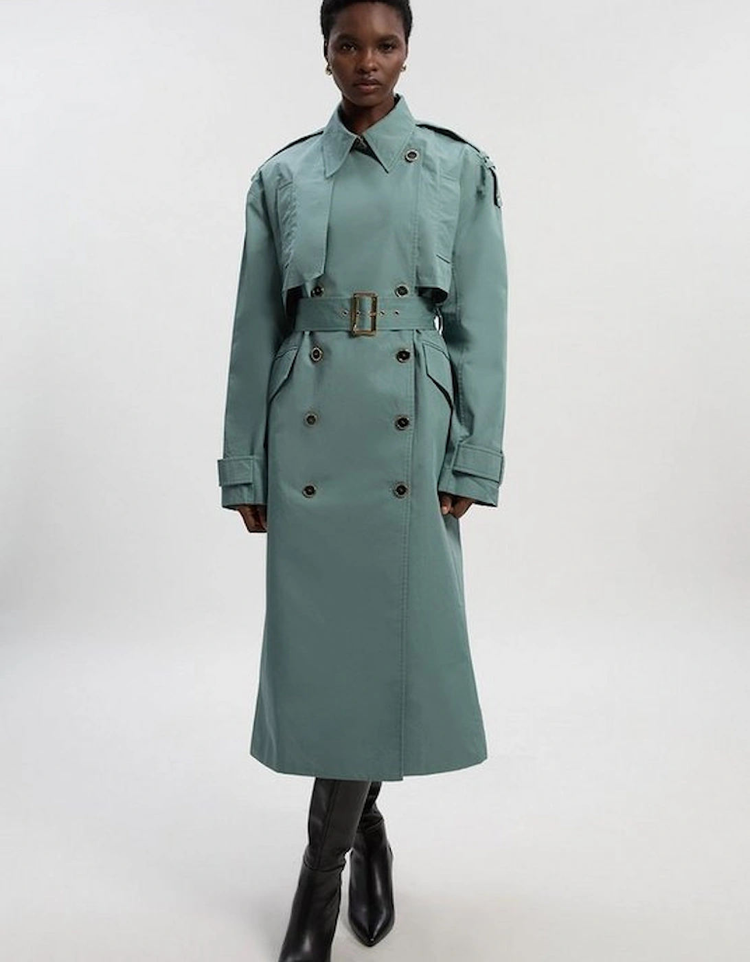 Relaxed Polished Trench Coat, 5 of 4
