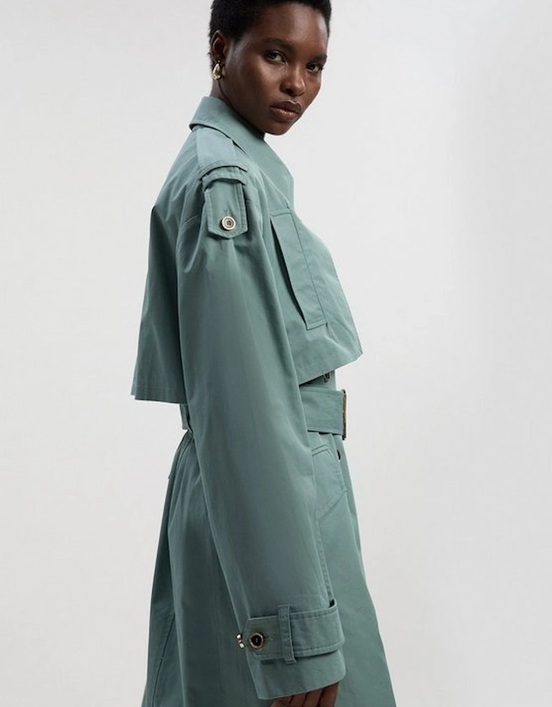 Relaxed Polished Trench Coat