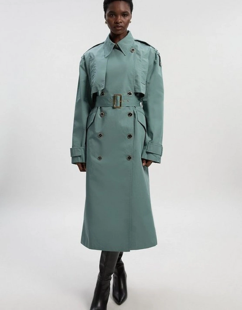 Relaxed Polished Trench Coat