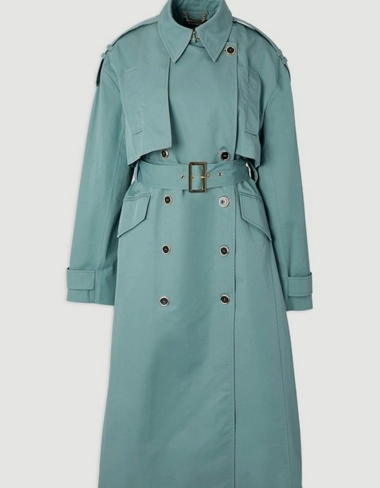 Relaxed Polished Trench Coat