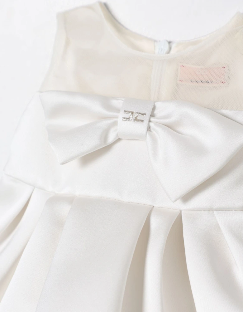 Baby Girl Satin Bow Dress