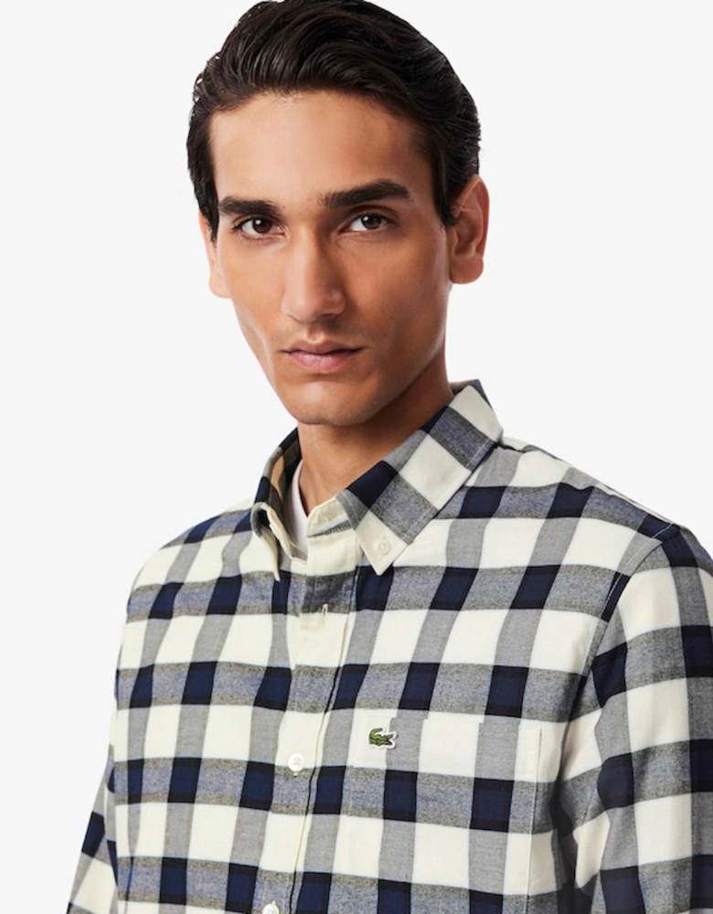 Regular Fit Plaid Flannel Shirt