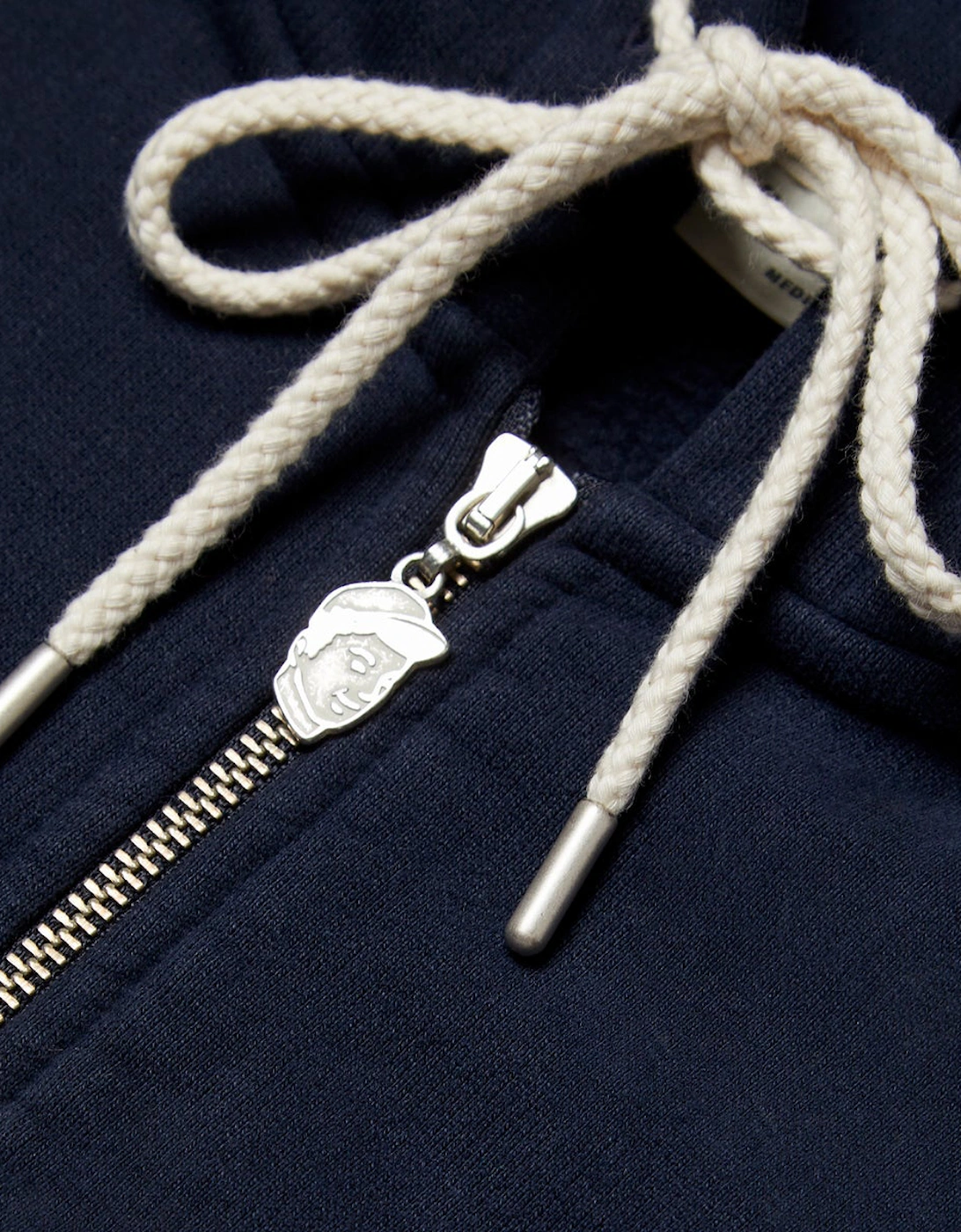 Navy Zipped Hoodie