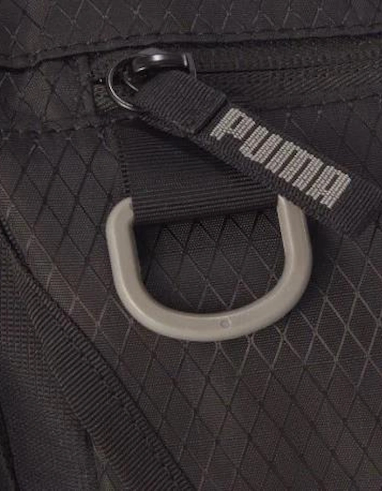 Street Messenger Bag Black Zip Closure