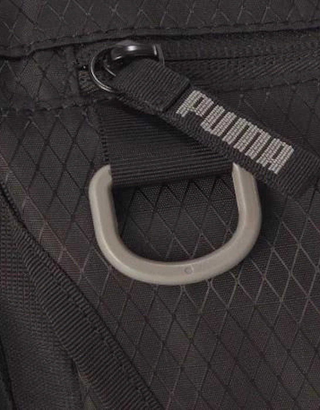 Street Messenger Bag Black Zip Closure