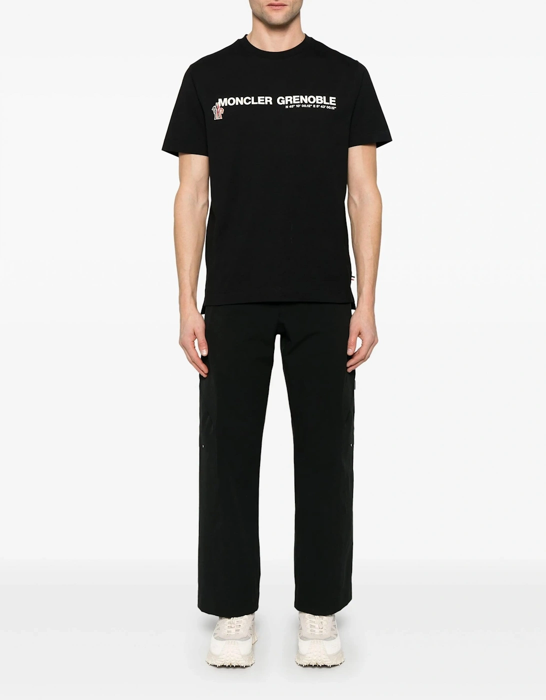 Branded Cotton T-shirt Black
