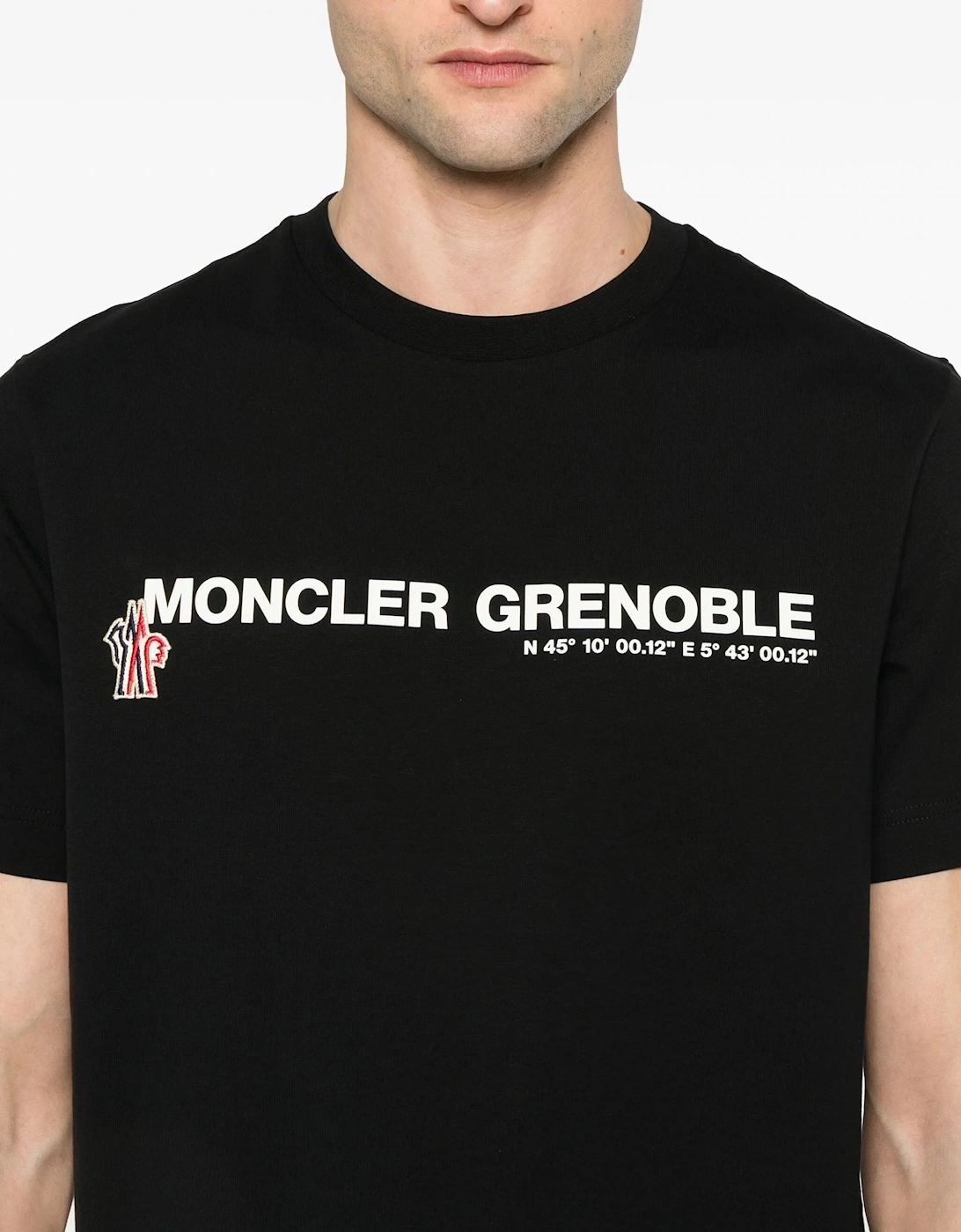 Branded Cotton T-shirt Black