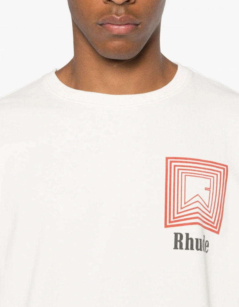 Chevron Logo T-shirt White