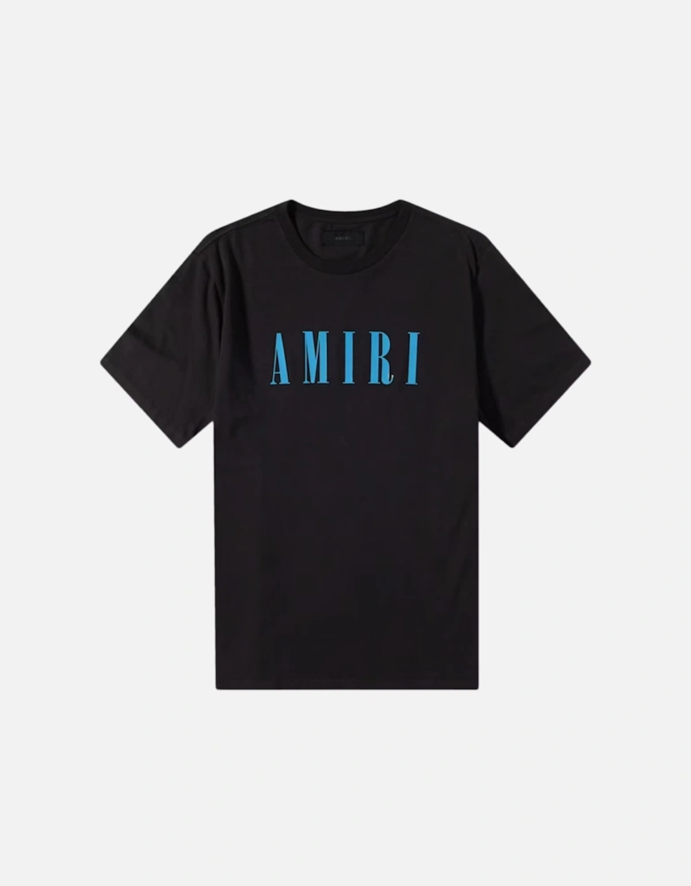 CORE LOGO TEE BLACK BLUE