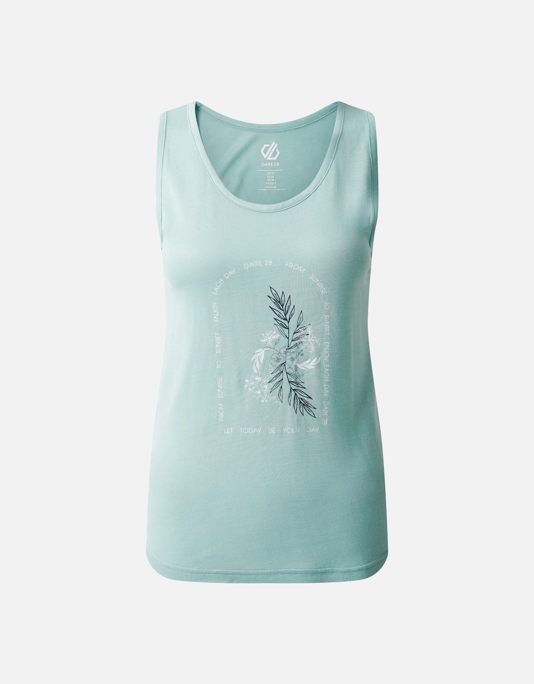 Womens/Ladies Harmonic Enjoy Each Day Bamboo Vest Top, 6 of 5