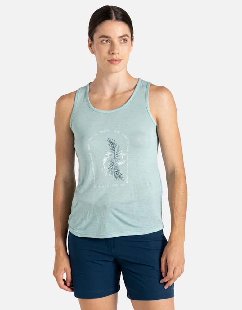 Womens/Ladies Harmonic Enjoy Each Day Bamboo Vest Top
