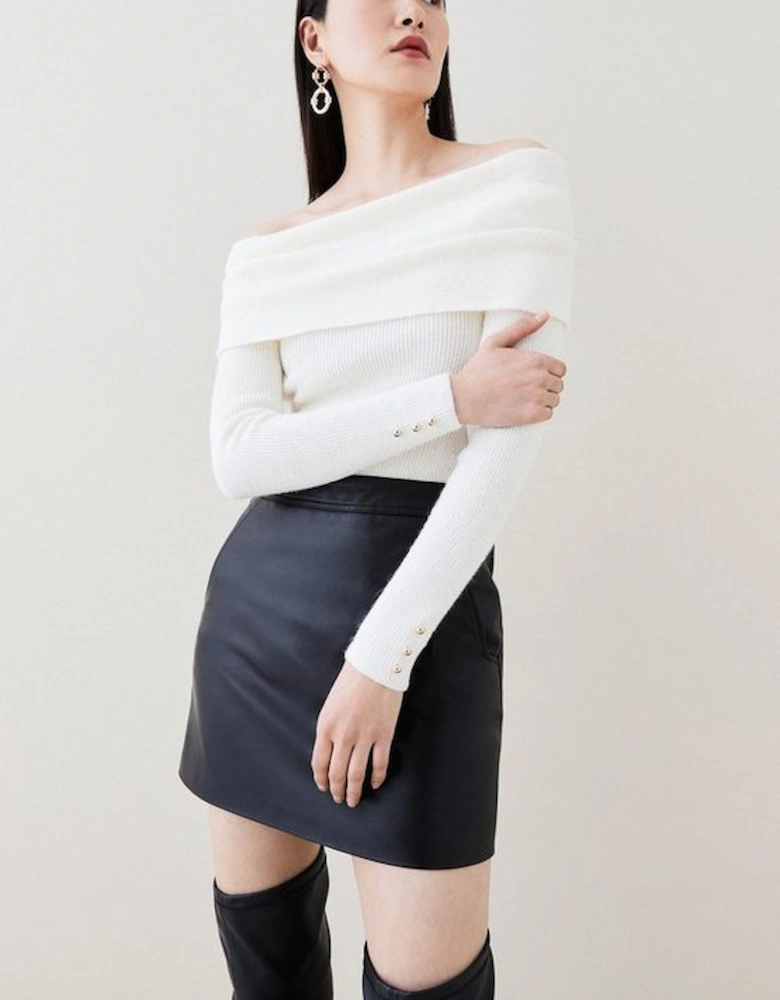 Leather Mini Skirt