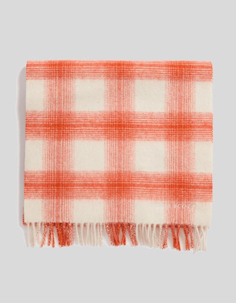 Tartan Check Lambswool Blend Scarf