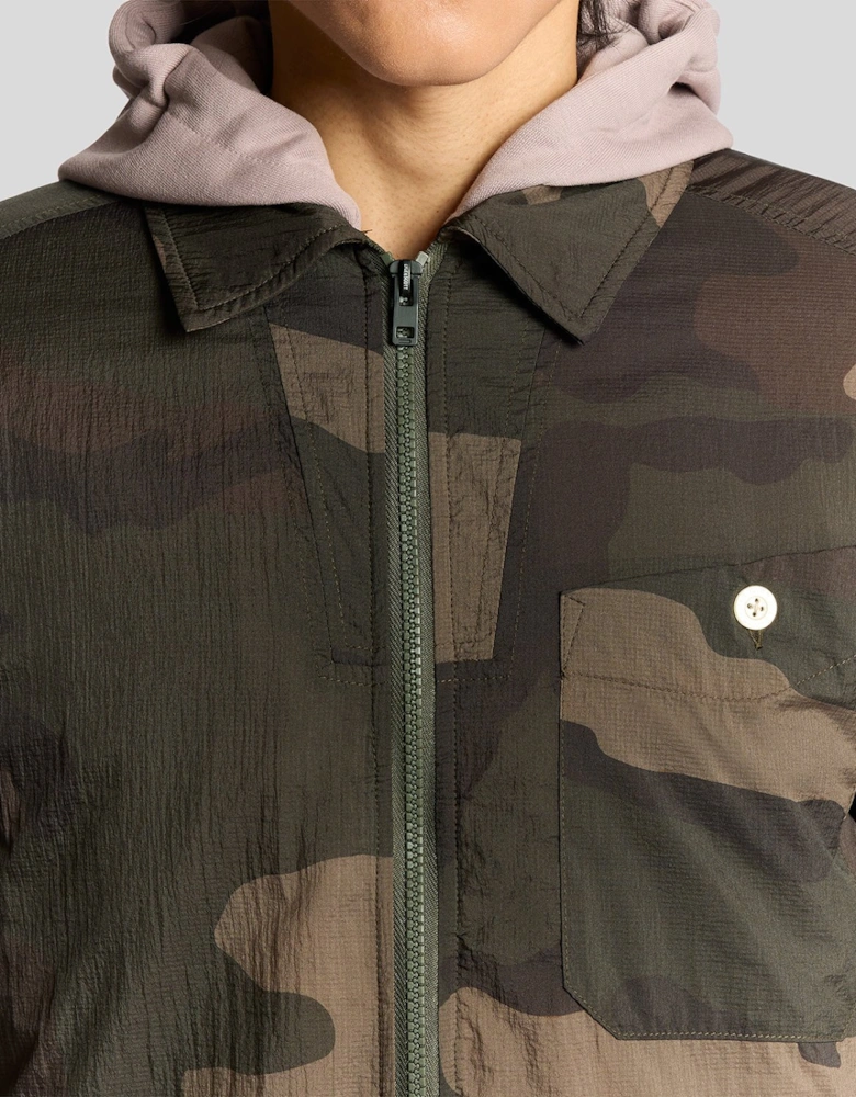 Camouflage Insulated Overshirt