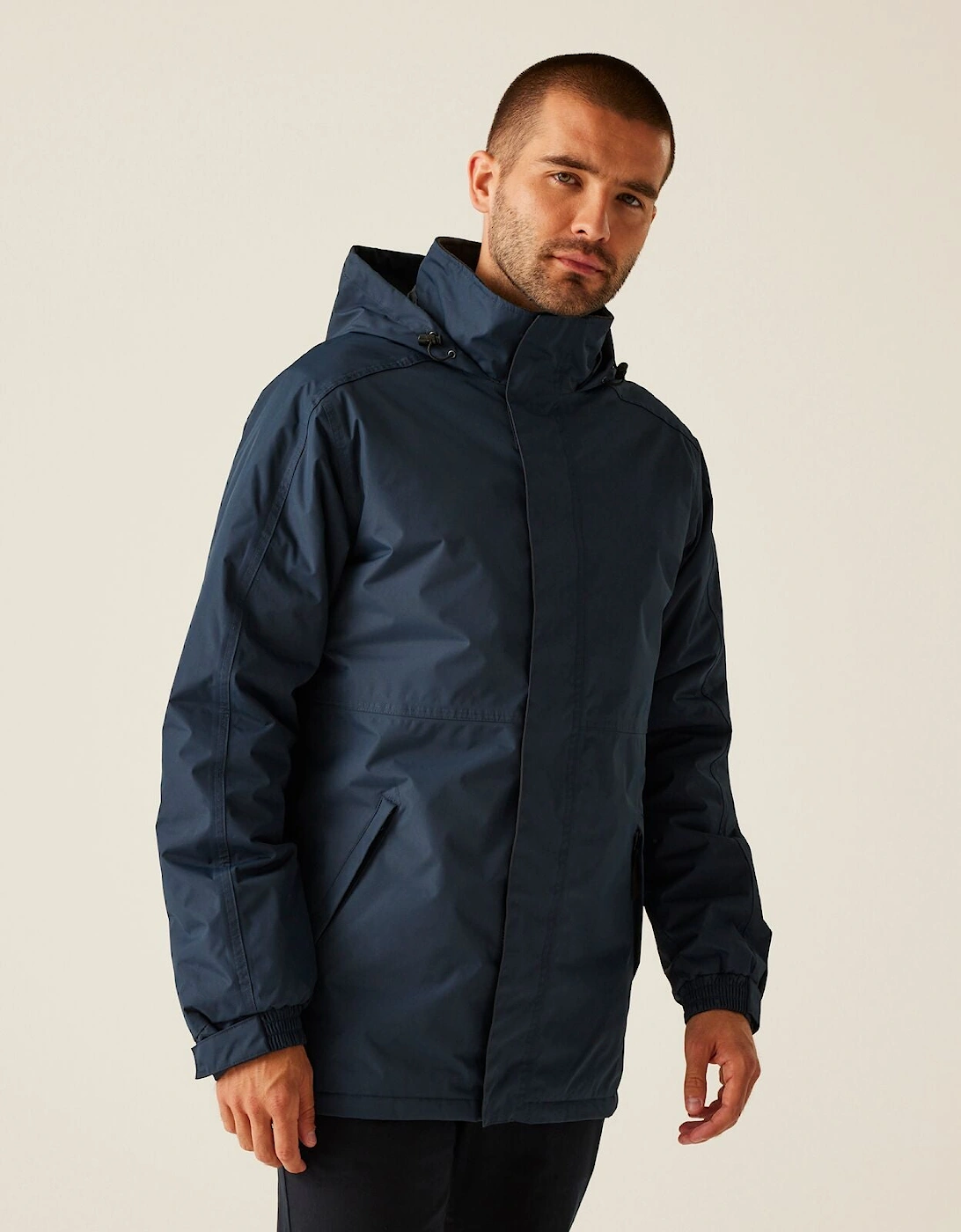 Mens Dover Waterproof Insulated Parka Jacket, 2 of 1