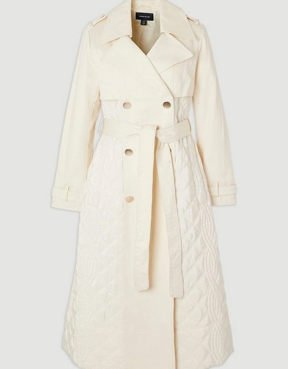Quilted Trench Coat