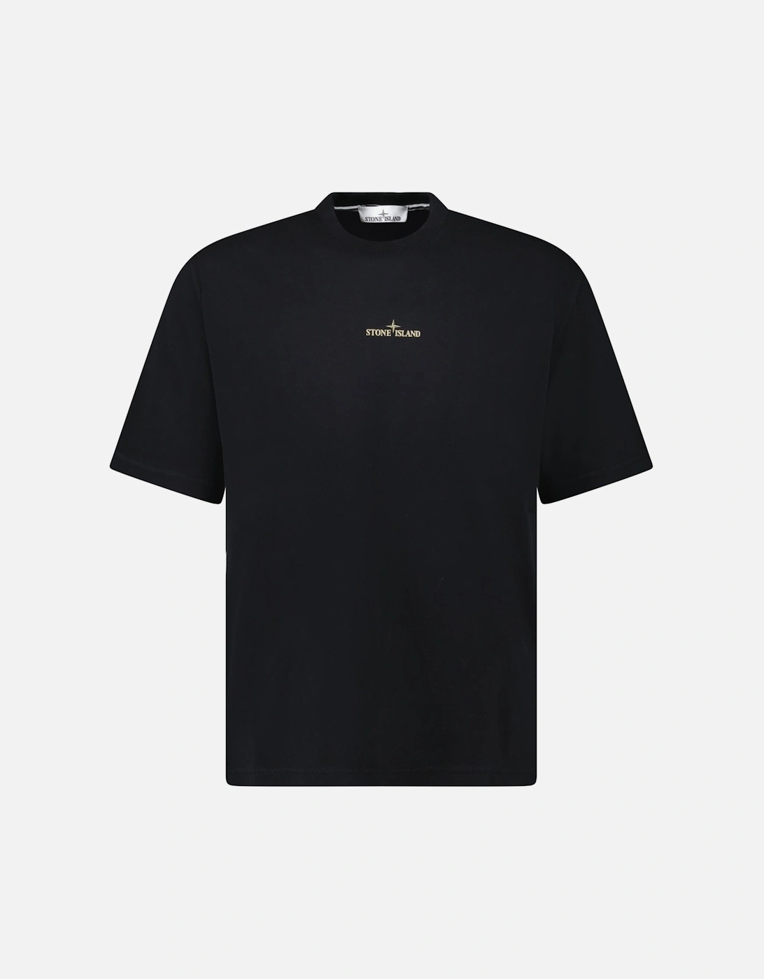 Bleeding Numbers Compass Print T-Shirt Black