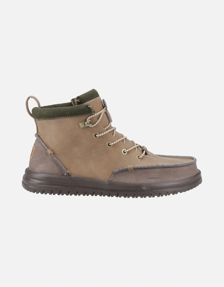 HEYDUDE Bradley Tumbled Classic Polyurethane Men's Nut Ankle Boots