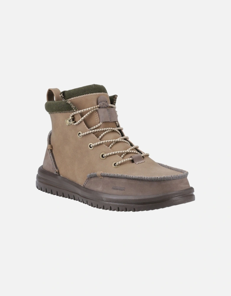 HEYDUDE Bradley Tumbled Classic Polyurethane Men's Nut Ankle Boots