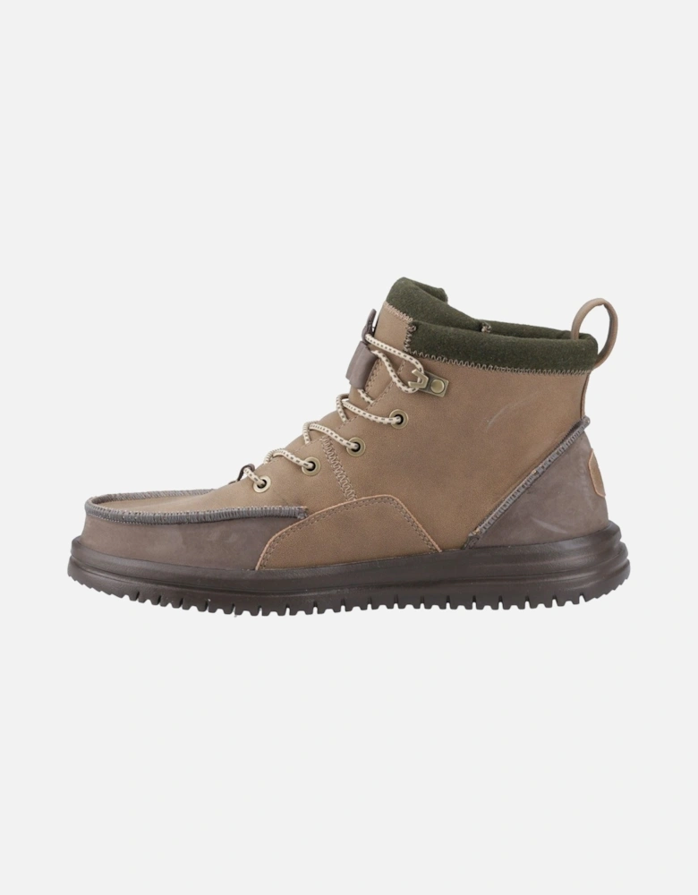 HEYDUDE Bradley Tumbled Classic Polyurethane Men's Nut Ankle Boots