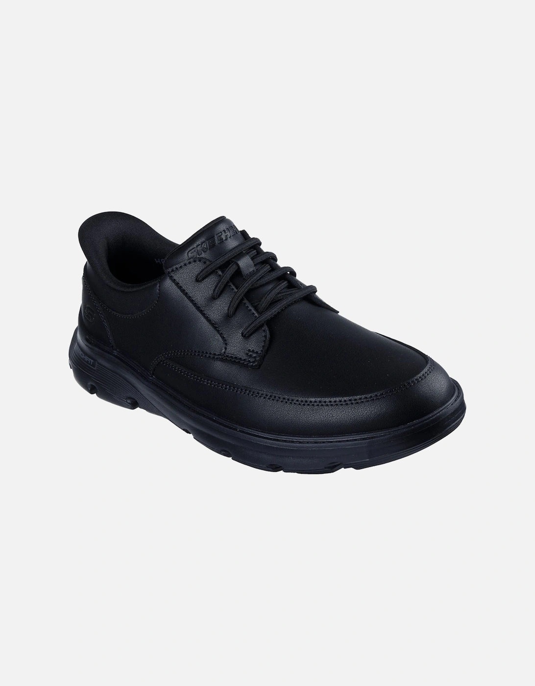 Arch Fit Garza Rowan Leather Men's Black Lace-Up Shoes, 6 of 5