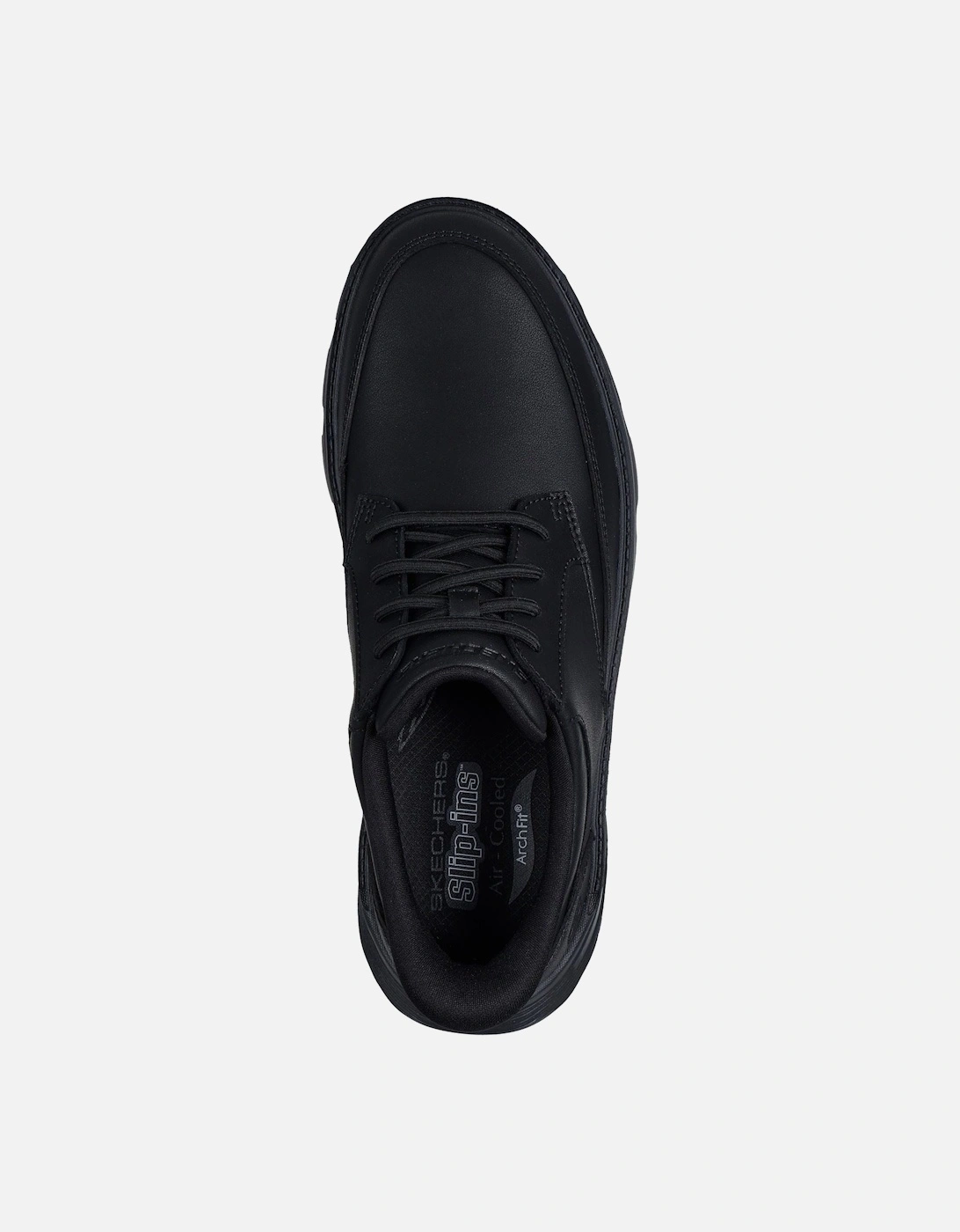 Arch Fit Garza Rowan Leather Men's Black Lace-Up Shoes
