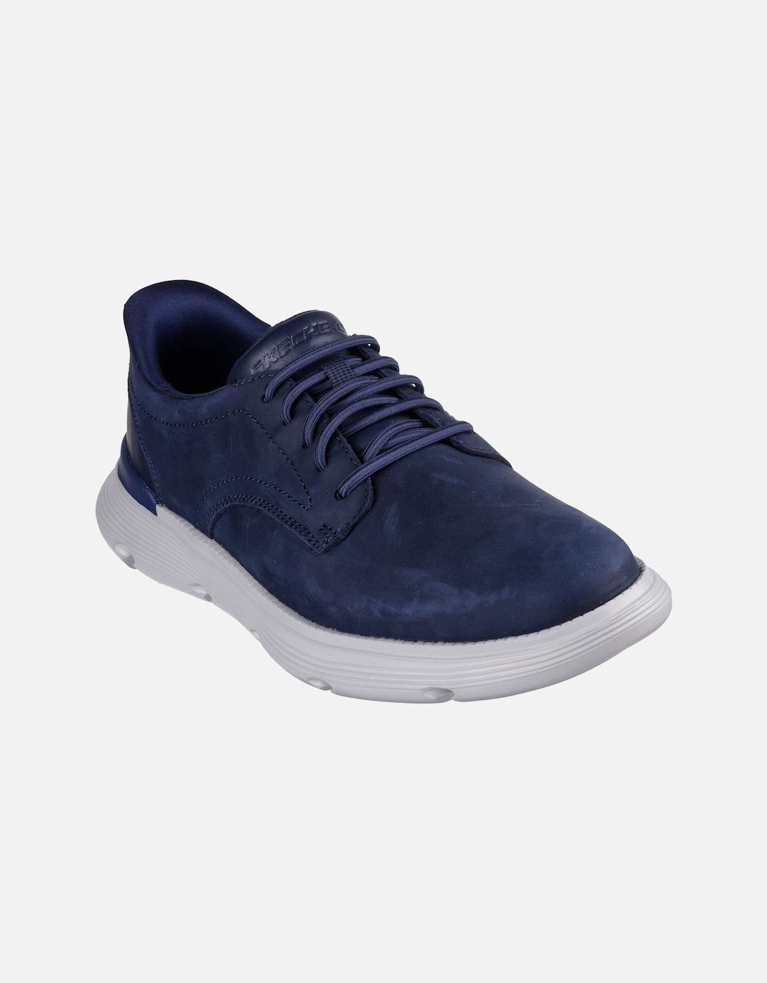Garza Duran Leather Men's Navy/White Lace-Up Shoes, 3 of 2