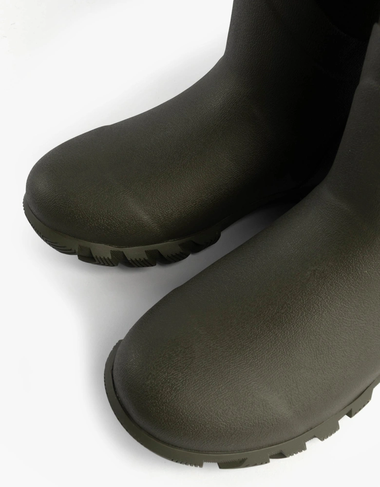 RUTLAND MID Unisex Neoprene Wellington Boots Olive