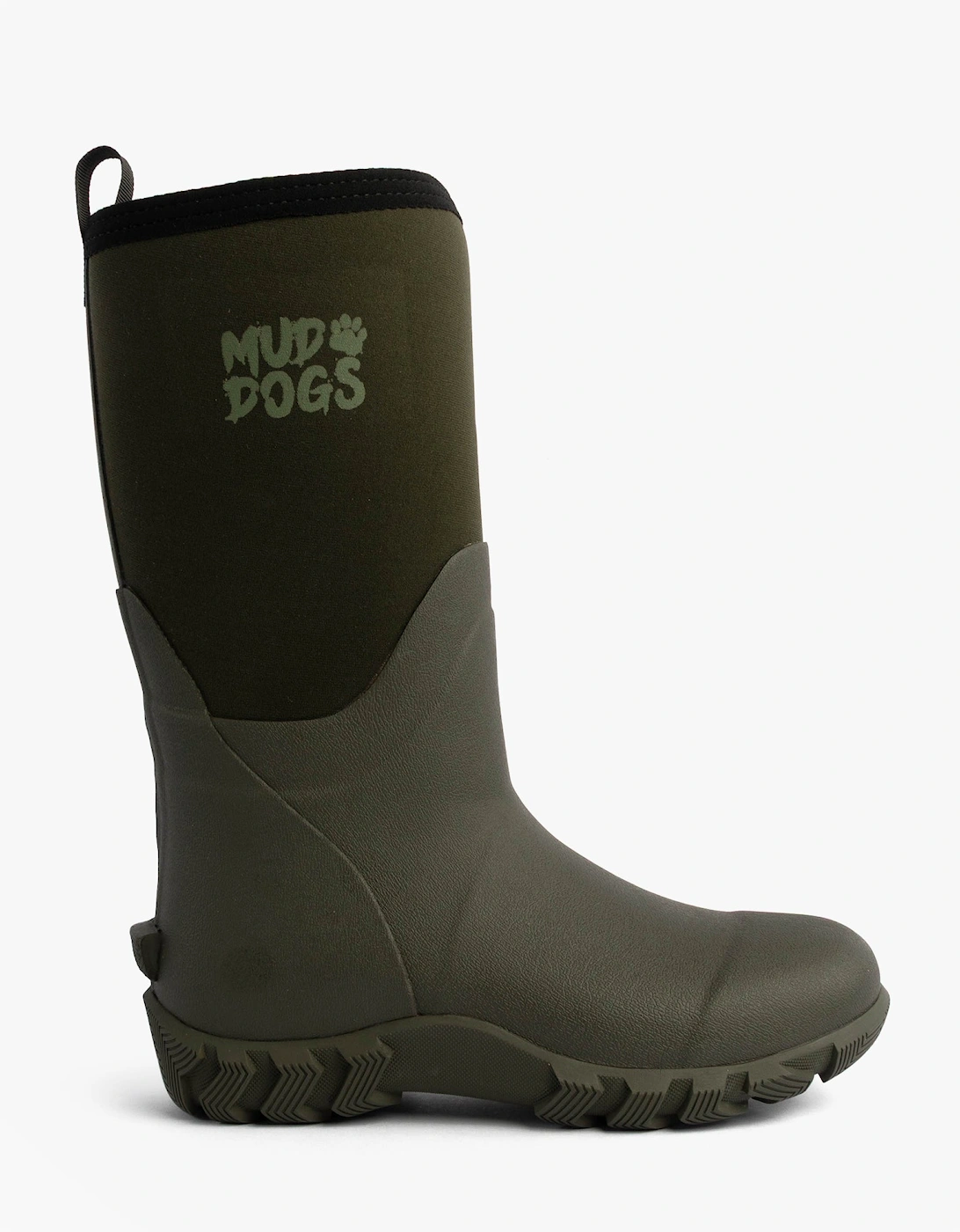 RUTLAND MID Unisex Neoprene Wellington Boots Olive, 9 of 8