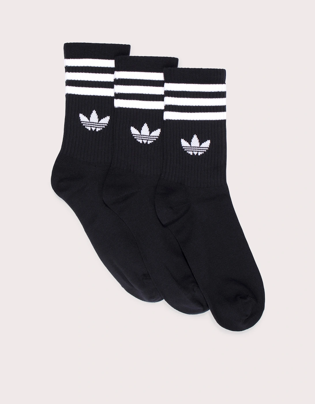 3 Stripes Pack Crew Socks, 3 of 2