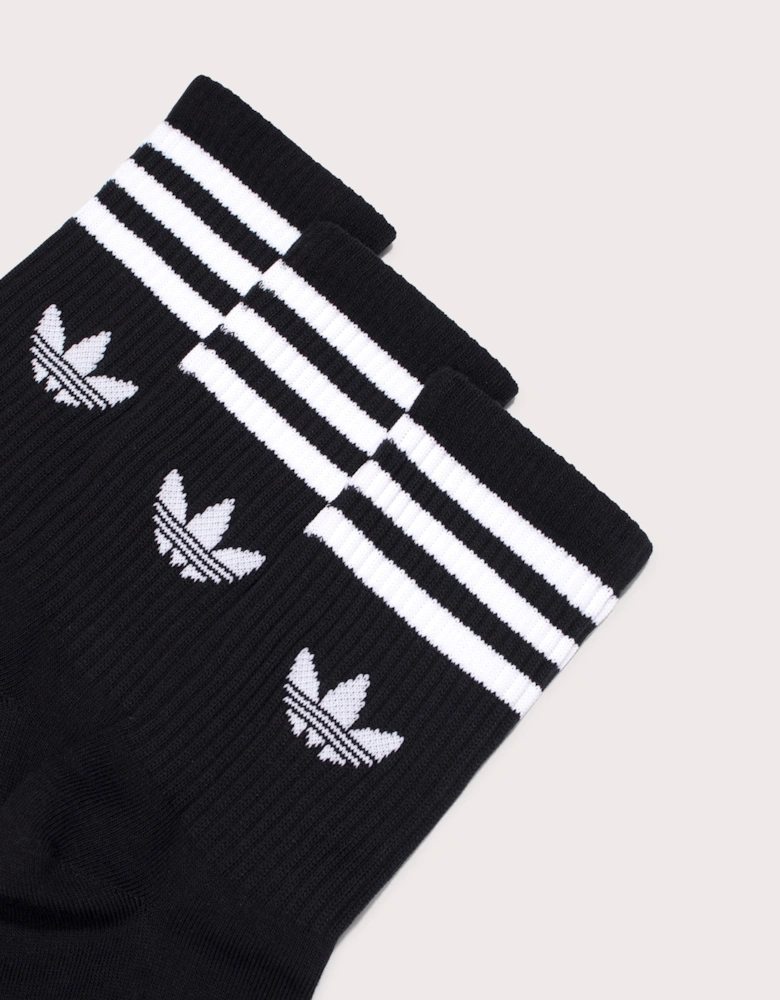3 Stripes Pack Crew Socks