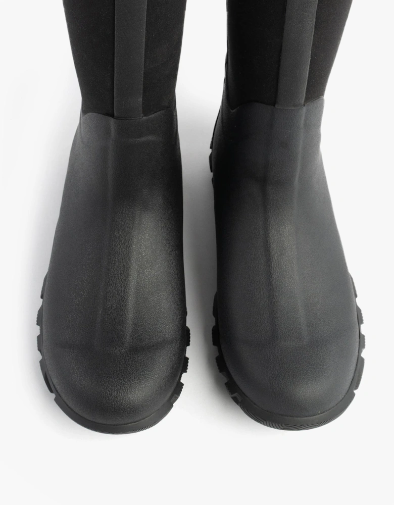 RUTLAND TALL Neoprene Wellington Boots Black