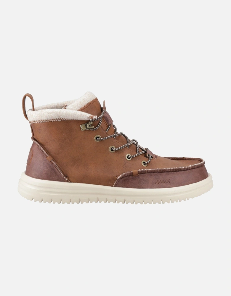 HEYDUDE Bradley Tumbled Classic Synthetic Men's Cognac/Multi Ankle Boots