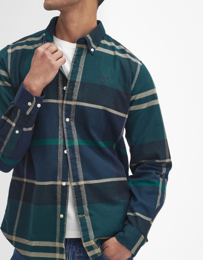 Iceloch Tailored Mens Shirt - Green Loch
