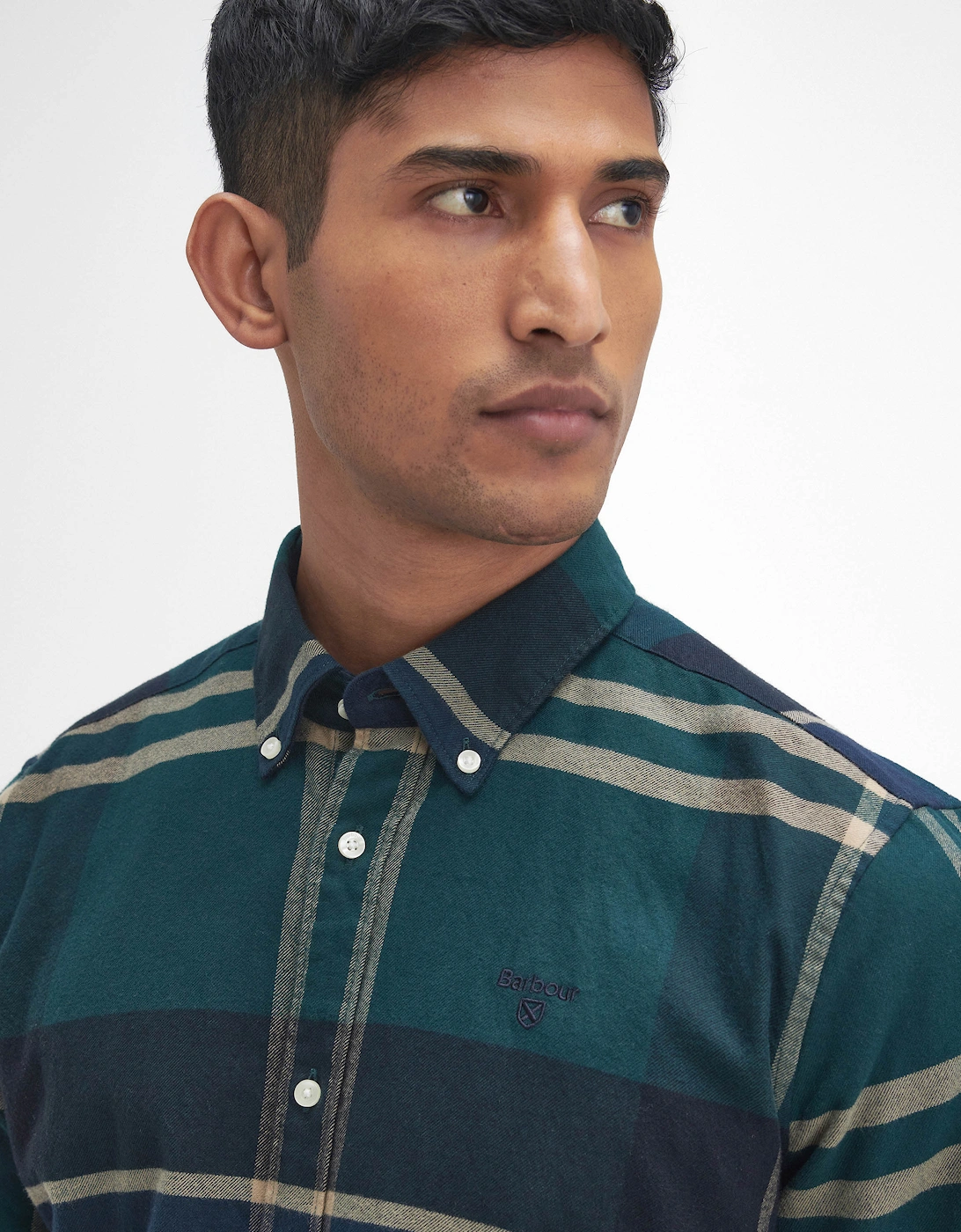 Iceloch Tailored Mens Shirt - Green Loch