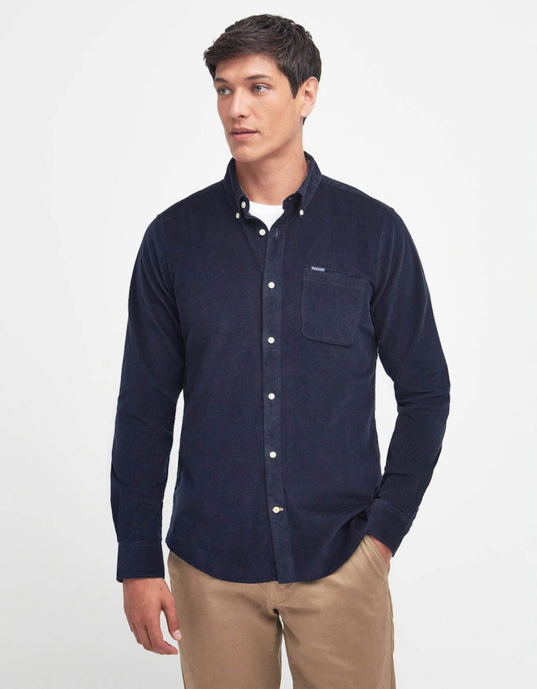 Ramsey Tailored Mens Shirt - Navy