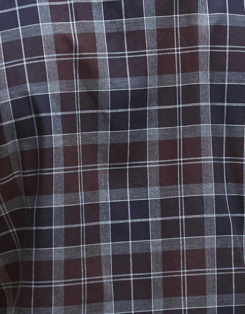 Wetherham Tailored Mens Shirt - Midnight Oak Tartan