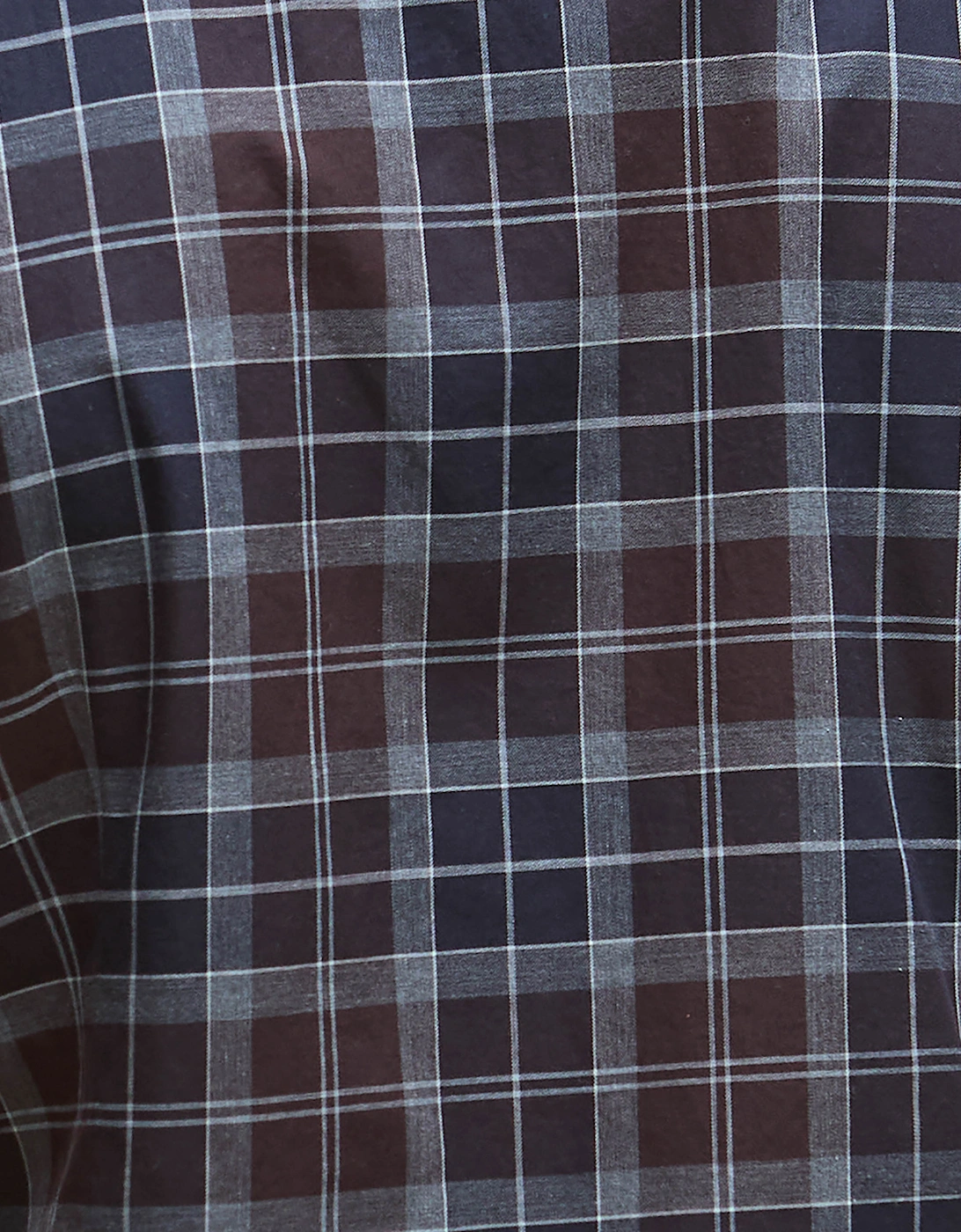Wetherham Tailored Mens Shirt - Midnight Oak Tartan