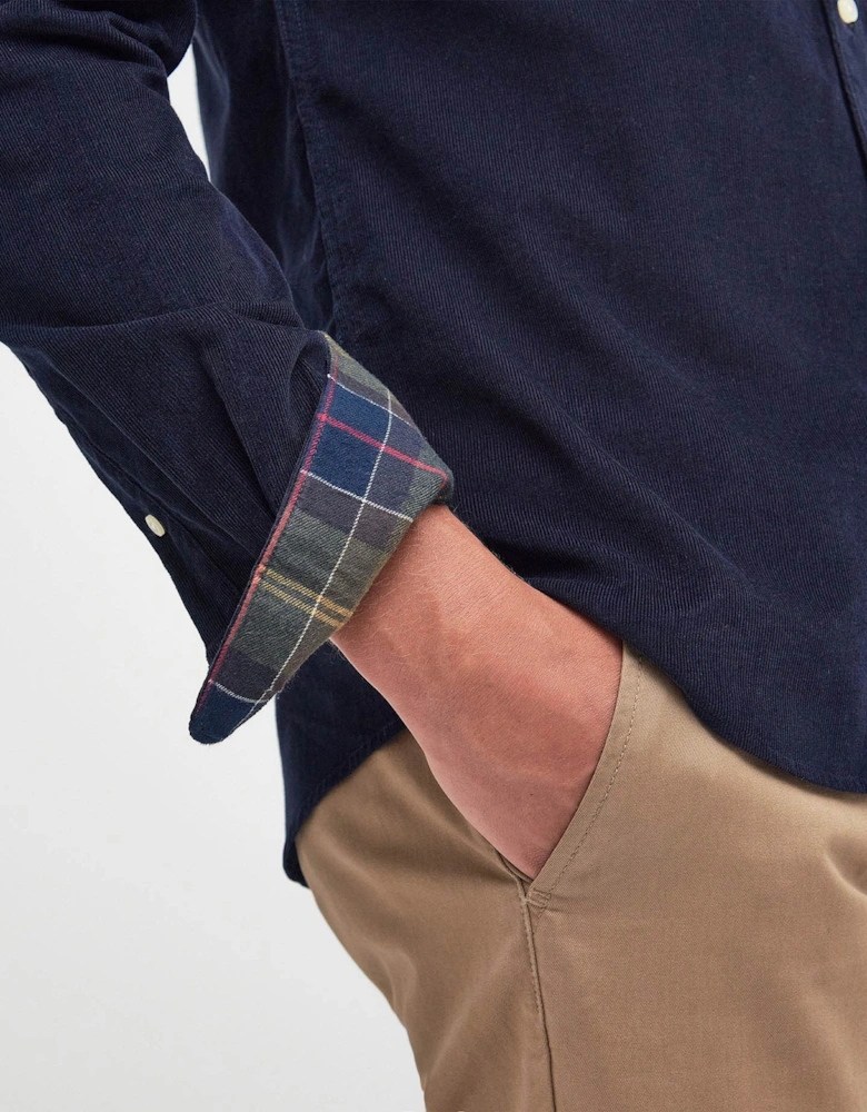 Ramsey Tailored Mens Shirt - Navy