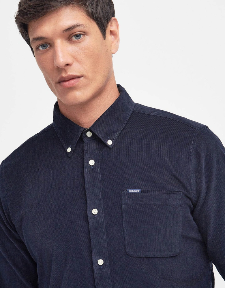 Ramsey Tailored Mens Shirt - Navy