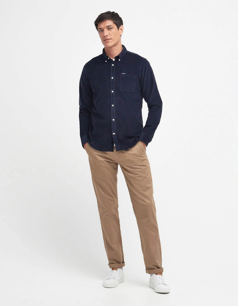 Ramsey Tailored Mens Shirt - Navy