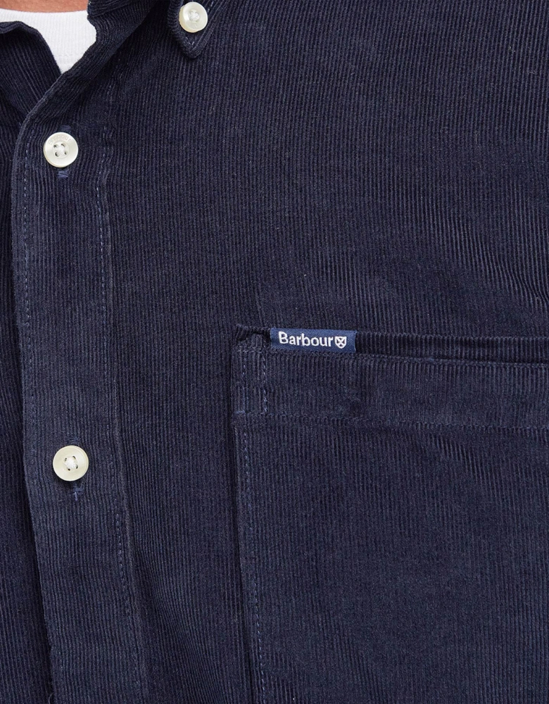 Ramsey Tailored Mens Shirt - Navy