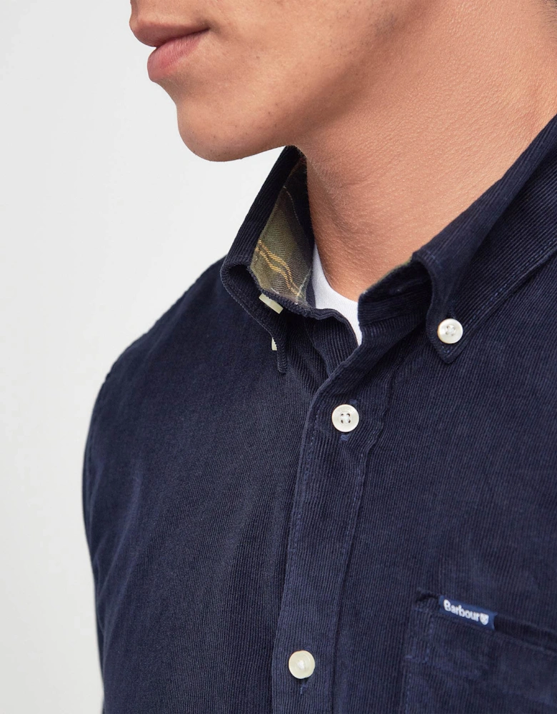 Ramsey Tailored Mens Shirt - Navy