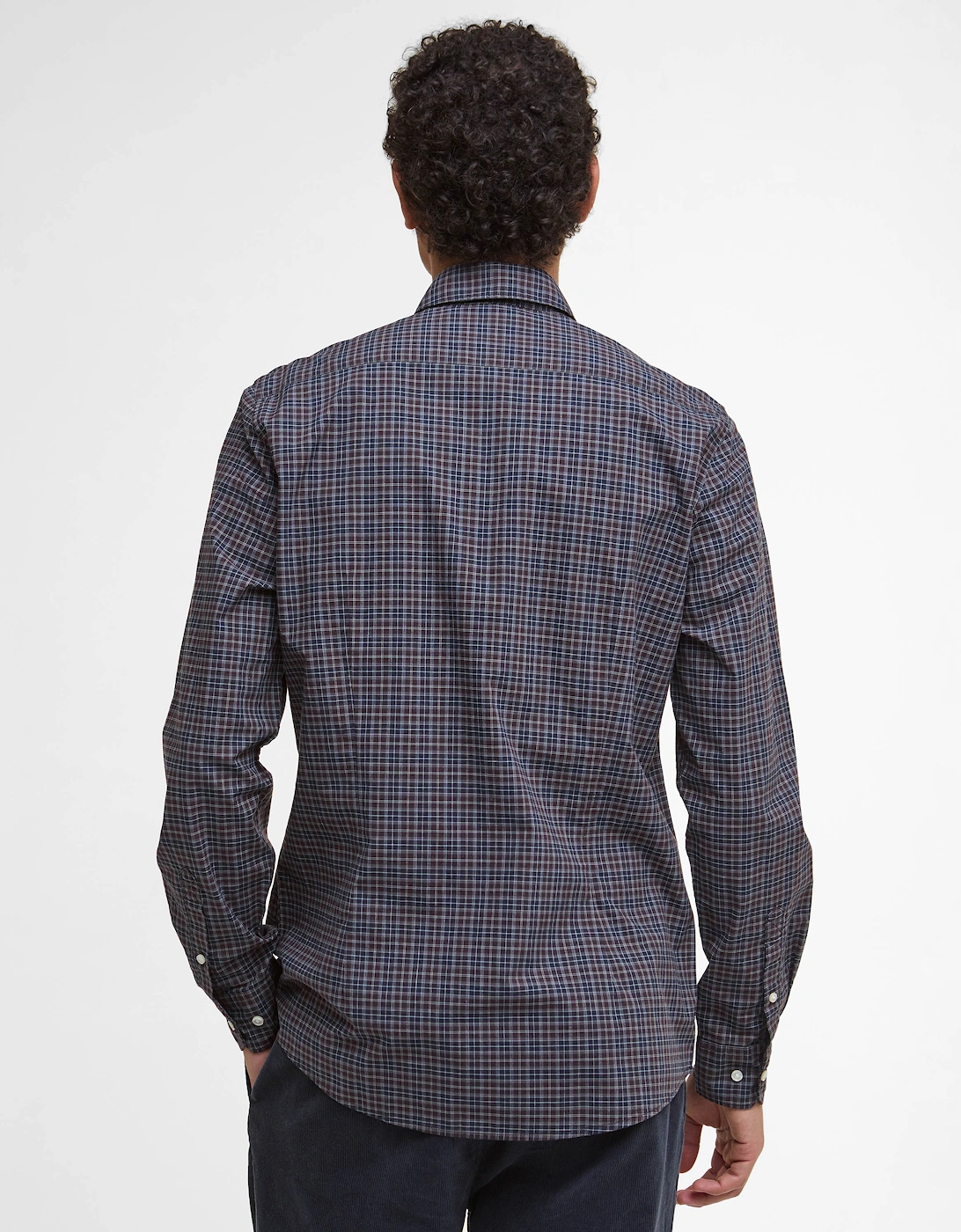 Lomond Tailored Mens Shirt - Midnight Oak Tartan